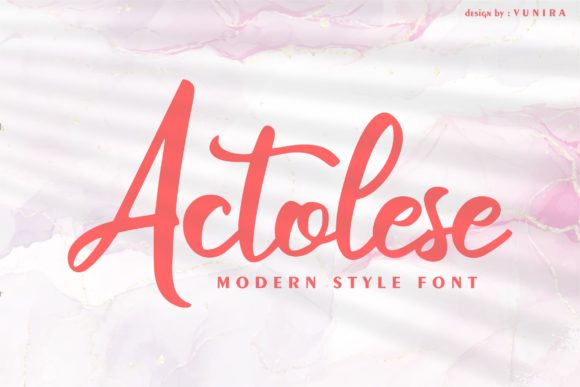Actolese: The Elegant Handwritten Font for Creative Projects