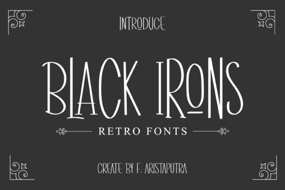 Black Irons: A Versatile Sans Serif Font for Modern Creativity