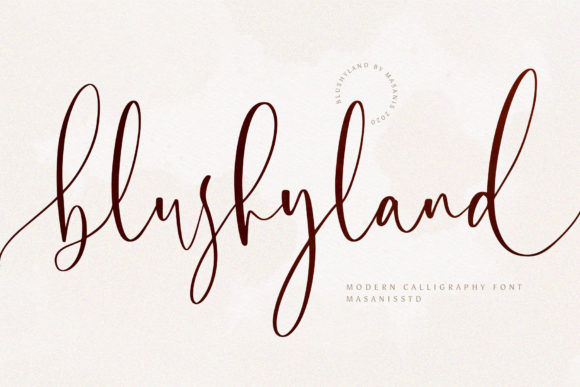 Blushyland Font: Modern Elegance for Creative Projects
