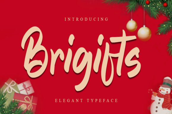 Brigifts: A Cheerful Script Font for Creative and Professional Design Needs
