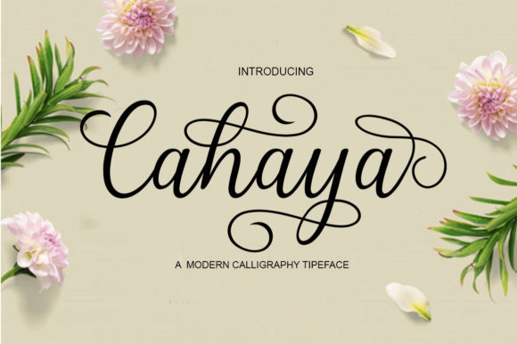 Cahaya: A Handwritten Font That Elevates Design with Elegance and Versatility
