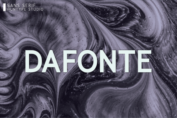 Dafonte: A Bold Sans Serif Font That Elevates Design Across Industries