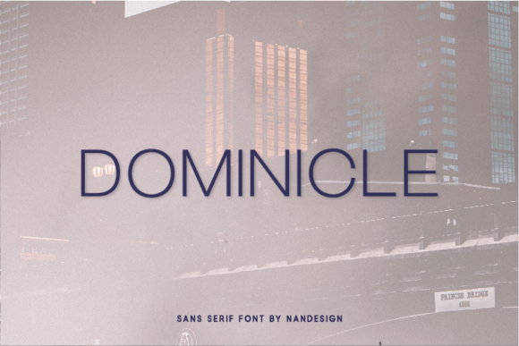 Discover the Beauty of Dominicle: A Minimalist Sans Serif Font for Every Project
