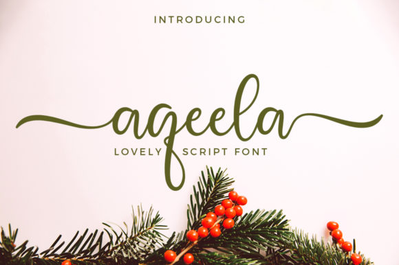 Discovering Aqeela: The Elegant Script Font Redefining Creative Expression