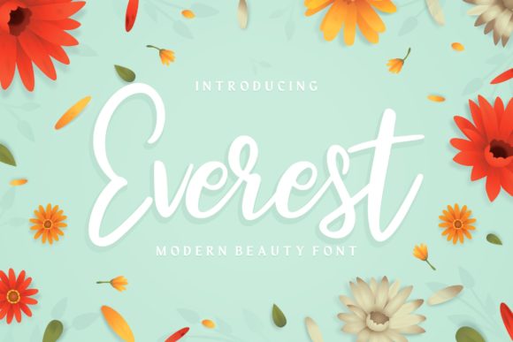 Everest: A Sweet and Delicate Handwritten Font for Romantic Designs