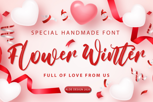 Flower Winter: A Festive and Classy Handwritten Font for Creative Projects