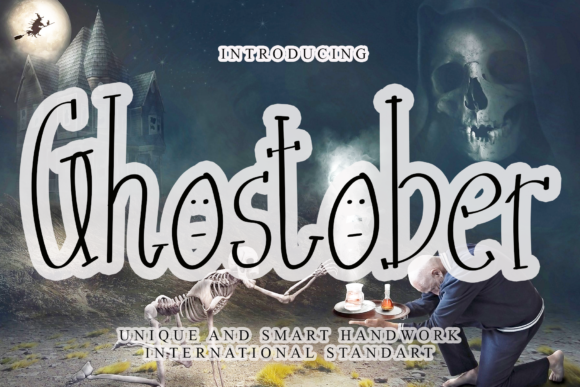Ghostober: A Playful Font for Kids and School Projects