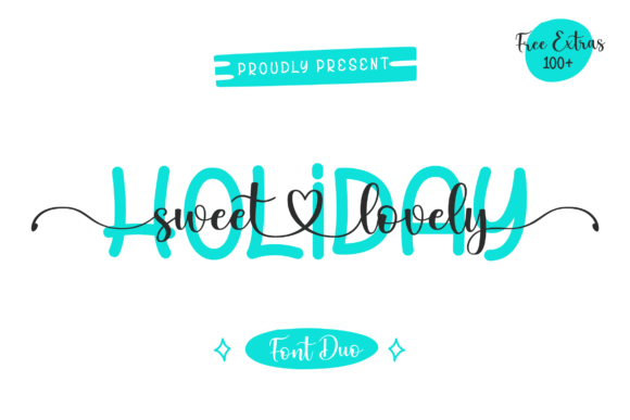 Holiday Sweet Lovely: A Font That Elevates Design with Handwritten Elegance