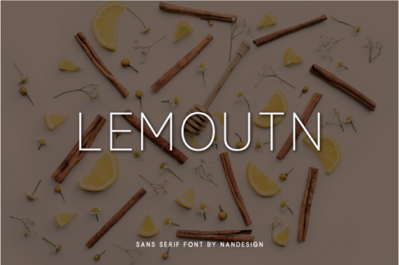 Lemoutn: A Modern Sans Serif Font for Every Creative Project