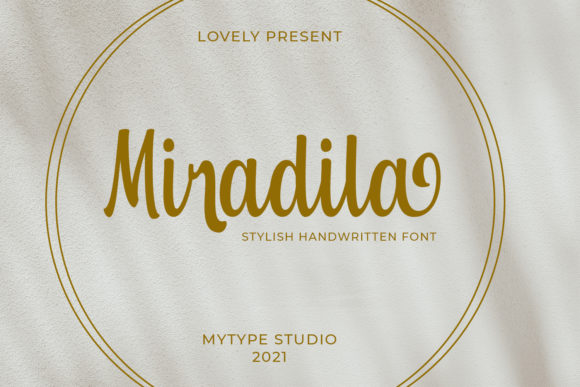 Miradila: A Stylish Handwritten Font for Bold Headlines and Logotypes