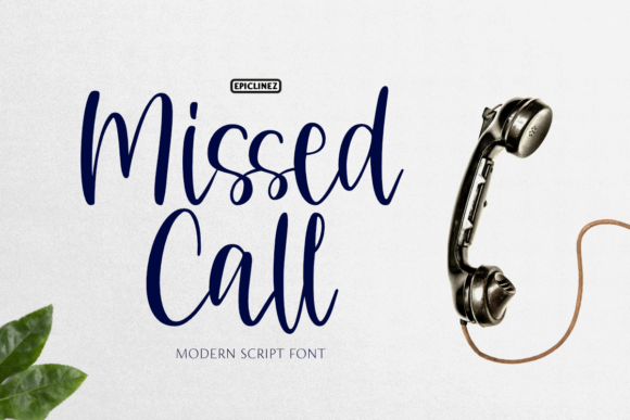 Missed Call: A Fun Handwritten Font for Enhancing Your Projects