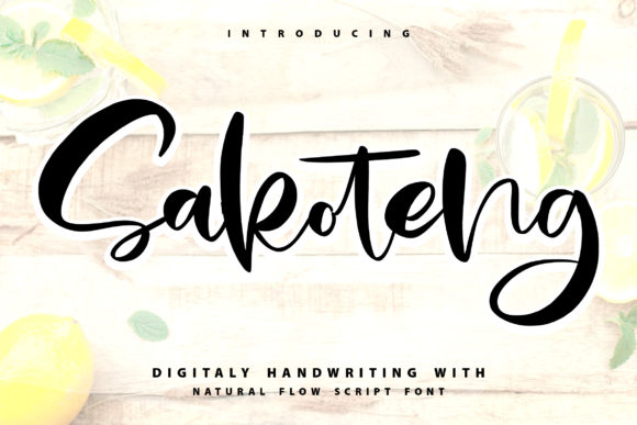 Sakoteng: A Handwritten Font for Strategic Design and Communication