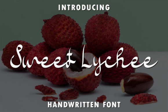 Sweet Lychee: A Modern Handwritten Font for Creative Expression