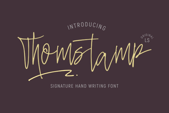 Thomstamp: A Stylish Font for Modern Design