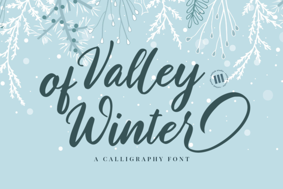 Valley of Winter: A Versatile Calligraphy Font for Creative and Professional Workflows
