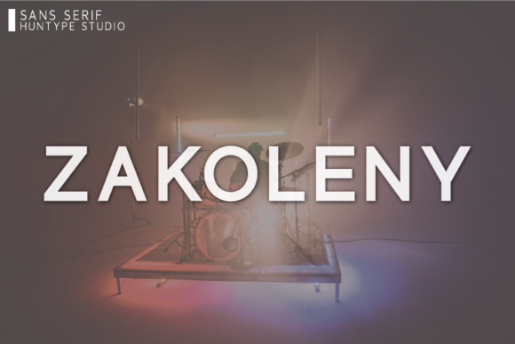 Zakoleny: A Minimalist Sans Serif Font for Strategic Creativity
