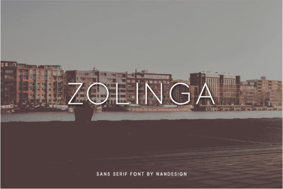 Zolinga: A Minimal Sans Serif Font for Every Project